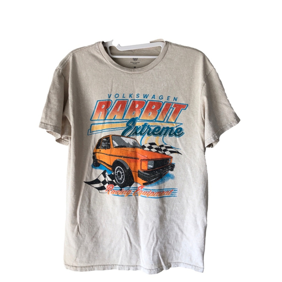 Men's Volkswagen T-Shirt, Beige, Size M - Picture 1 of 2